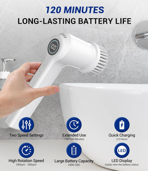Electric Cleaning Scrubber